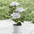 thumbnail image 4 of 3LED Rose Flower Solar Light Bonsai Flowerpot Garden Home Room Table Lamp, 4 of 8