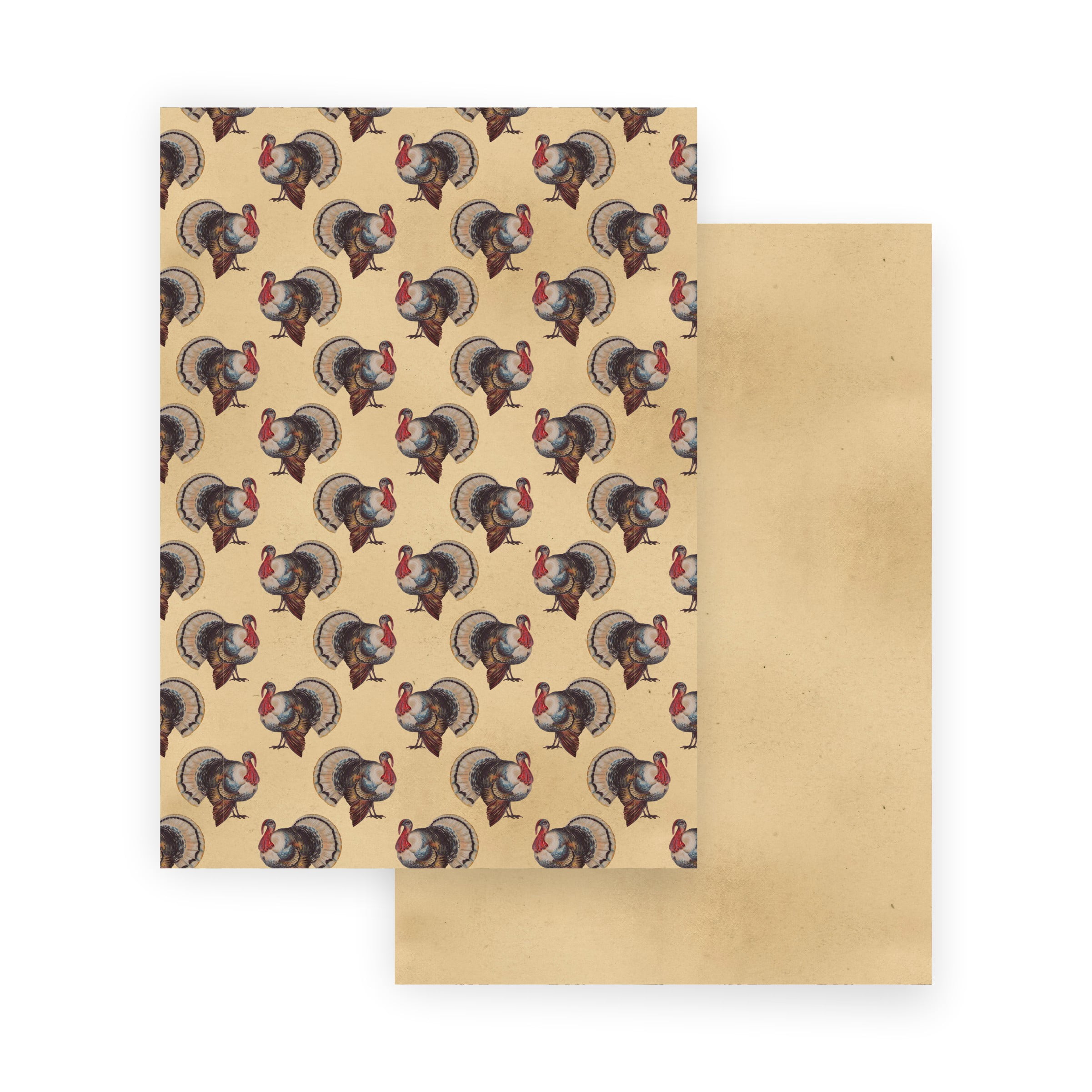 Scrapbooking Paper VINTAGE THANKSGIVING 10 Double Sided Sheets 8.25 x 11.75, Craft Paper, Decoupage Paper, Decorative Paper, Vintage Paper