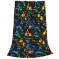 thumbnail image 2 of Fuzoiu Retro Truck Print Ultra-Soft Micro Fleece Blanket,All Seasons Flannel Throw, Lightweight Blanket for Bed, Sofa, Couch, Movie Night, Camping, and Travel-80"x60", 2 of 7