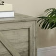 thumbnail image 5 of Gray Farmhouse Storage Chest, 30" Lift-Top Blanket Box with Safety Hinge for Bedroom & Living Room, 5 of 9