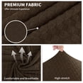 thumbnail image 6 of JIATER Recliner Covers Stretch Recliner Slipcovers for Large Recliner Chair Covers with Pockets,Dark Coffee, 6 of 8