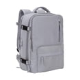 thumbnail image 3 of Bolsa de viaje de gran capacidad, mochila para hombre, bolsa de almacenamiento impermeable, accesorios con Gris, 3 of 9