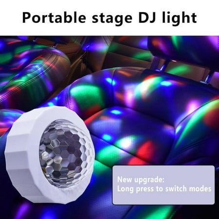 

USB Star Night Light Projector and Mini Disco Ball Light Flexible Atmosphere Strobe Light Decorations for Bedroom Car Party