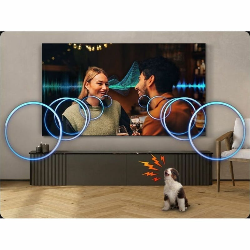 Samsung 75" Class 4K UHDTV (2160p) HDR Smart LED-LCD TV (QN75QN90FAF) display and camera view