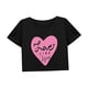 thumbnail image 4 of Camiseta corta para mujer, ropa de verano, camiseta con cuello redondo para el trabajo, compras, uso diario SG, 4 of 7