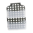 thumbnail image 1 of Contenedores de almacenamiento ajustables, organizador de ducha colgante, estantes de almacenamiento inoxidables, estante de almacenamiento para baño, Negro sin agujero, 1 of 8