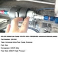 thumbnail image 3 of Guardoinrt 255LPH Inline Fuel Pump High Flow Pressure With Install Kit Pump Inline Fuel Pump Fuel Pump Silver, 3 of 6