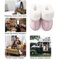 thumbnail image 7 of Women's Slipper Memory Foam Fluffy Soft Warm Slip On House Slippers,Anti-Skid Cozy Plush for Indoor Outdoor, 7 of 7