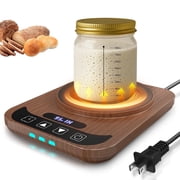 MYMULIKE Sourdough Starter Warmer, 1°F Precision Thermostat (70-100°F) Auto Warming on/off 12-Hour Timer for Home Kitchen Baking (No Jar Included)