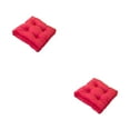 thumbnail image 3 of Moyic Cojín de asiento y cómodo para máxima relajación, cojines cuadrados para el suelo, cojín para silla, color rojo rosa, 43x43cm Rosa roja 43*43cm 2piezas, 3 of 6