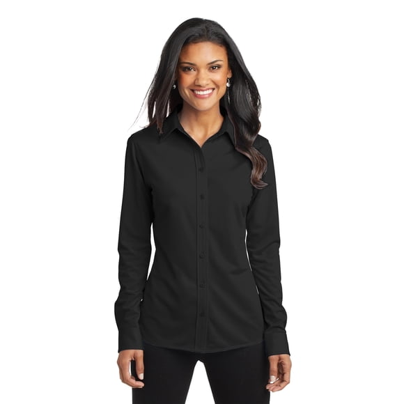 Camisa de vestir de punto para mujer Port Authority® Dimension. L570 Autoridad Portuaria L570