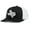 Black/White, variant on Mens Texas Hat Don't Mess With Texas Mesh Back Trucker Hat, Black/Black