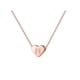 thumbnail image 1 of 26 Initial Heart Shape Alphabet Collar para Mujeres Collares de Acero Inoxidable para Mujeres A Z 26 Alphabet Initial Collares de Oro Rosa para Mujeres Niñas, 1 of 5