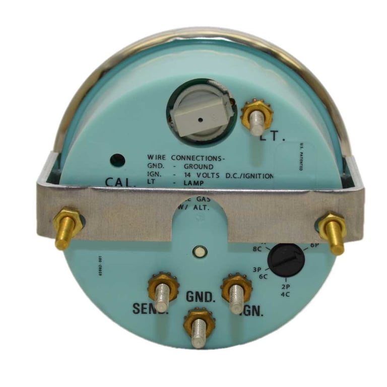 Sterling White Instrument Panel Teleflex Boat Speedometer Gauge 67531F ...