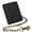 Skull Black, variant on Mens RFID Blocking Trifold Biker Chain Wallet Vintage Genuine Leather Skull Design Wallet with Snap Closure Black No Chain