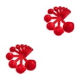 thumbnail image 3 of Set de tazas medidoras Inteprter 11 unids/set plástico cocina Rojo, 3 of 6