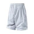 thumbnail image 3 of PIMSSY Men Shorts Lightweight Summer Outdoor Sports Casual Jogging Breathable And Training Loose Shorts Boho Solid Color Bottoms, 3 of 3