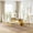 Gold Table & Gold White Chair, variant on 9-Piece Modern Dining Room Set for 8, 94.49" Rectangular Tempered Glass Table, Streamlined High-Back PU Leather Chairs, X-Shaped Mirrored Legs