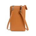 thumbnail image 4 of Funda para teléfono colgante, bolso de hombro de cuero para celular, monedero RFID para mujer con 18 ranuras para tarjetas, funda pequeña para celular con billetera (beige), 4 of 8