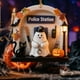 thumbnail image 4 of Uuiauoio Halloween Ghost Ornaments Spooky Cute Hanging Decor for Home Holiday Party Tree Decoration with Lantern and Black Cat Theme, 4 of 6