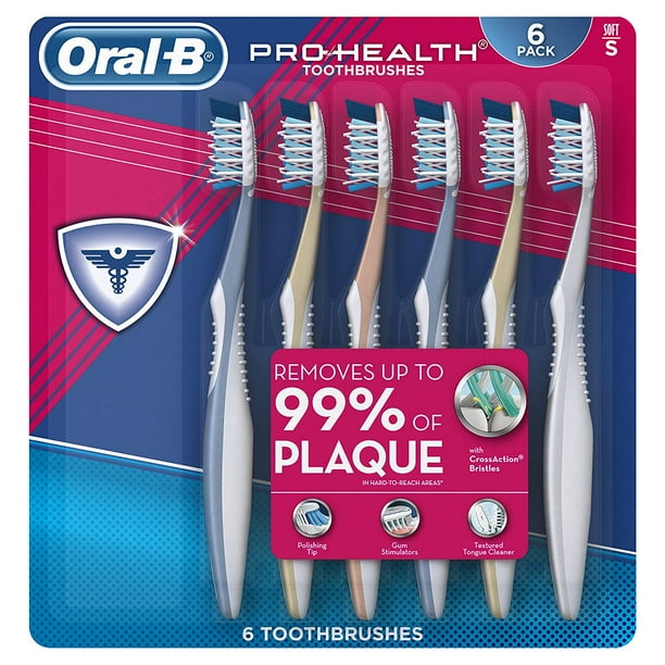 OralB Pro Health All In One Soft Toothbrushes, 6 Count