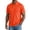 Saffron #030, variant on Men's Polo Shirt Short Sleeve Collared Button Placket Classic Fit Lightweight Casual Golf Polo Shirt