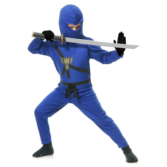 Child Blue Ninja Master Costume