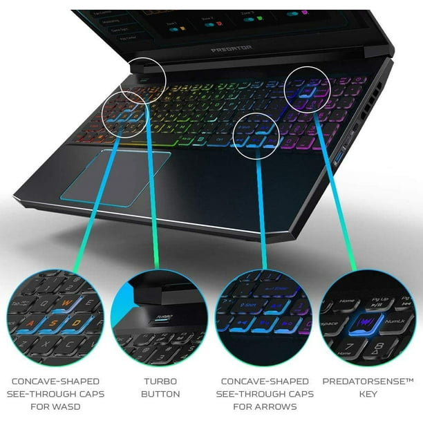 Acer Predator Helios 300 Laptop i7-10750H RAM 512GB SSD Windows 10 -
