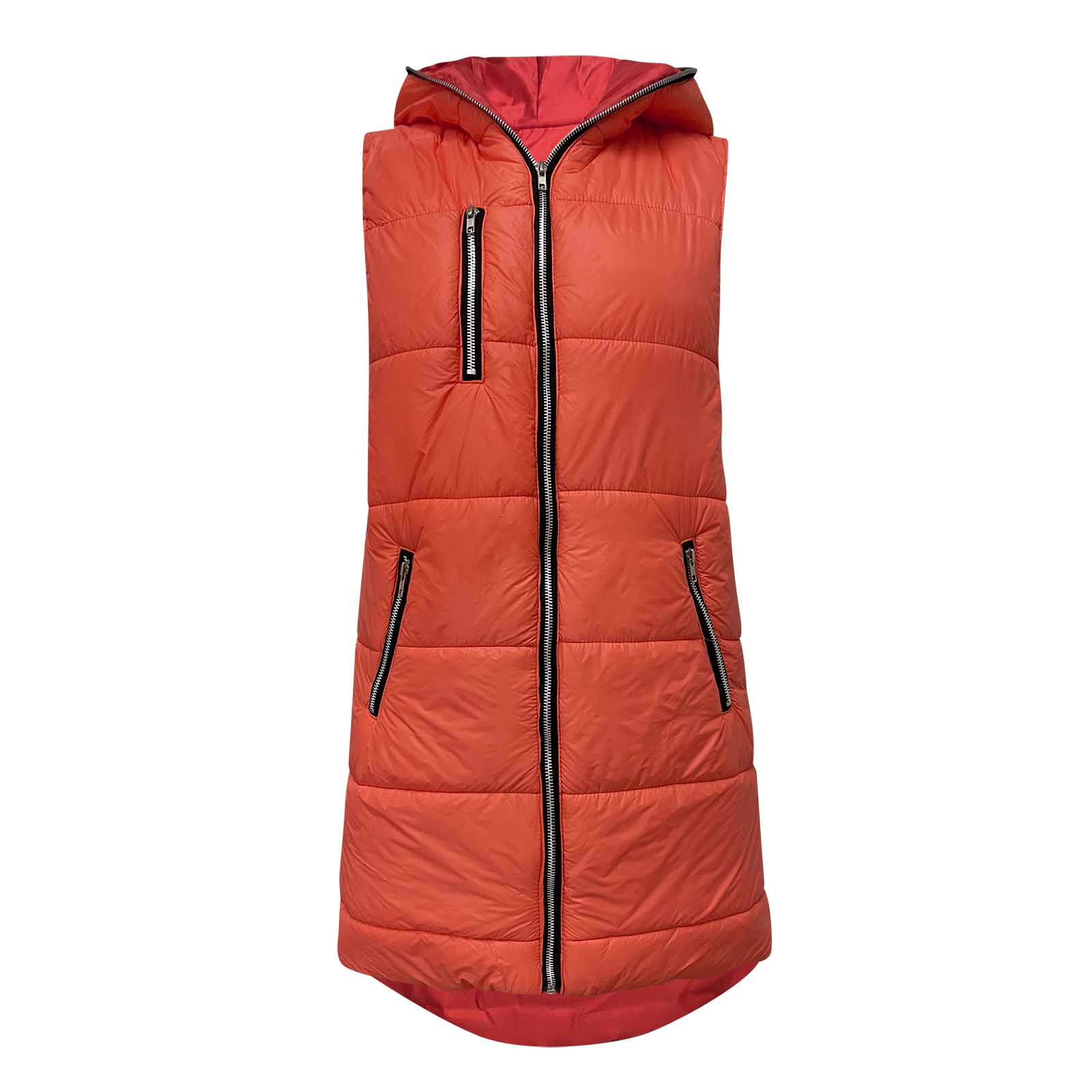 CAICJ98 Puffer Vest Women Plus Size Women's Winter Crop Vest Warm