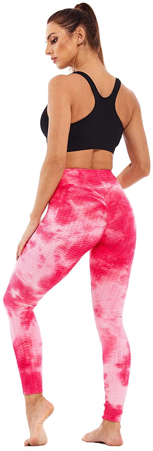 Women High Waist Scrunch Leggings Butt 