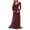 Wine Red, variant on Vedolay Maternity Dress Maternity Dress Women's Casual V Neck Sleeveless Solid Color Ruched Knee-Length Maternity Dresses, Red L
