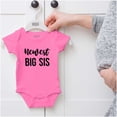 thumbnail image 5 of Newest Big Sis Sisters Older Sibling Bodysuit Jumper Girls Infant Baby Brisco Brands 18M, 5 of 6