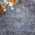thumbnail image 6 of SAFAVIEH Tucson Donovan Oriental Machine Washable Runner Rug, Black/Grey, 2'6" x 10', 6 of 8