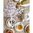 thumbnail image 4 of Purple Spring Floral Kitchen Dish Towels for Drying Dishes Set of 2, Summer Botanical Farmhouse Waffle Weave Microfiber Hand Tea Bathroom Towels Quick Dry & Absorbent Towel 15.7x23.6, 4 of 7