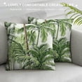 thumbnail image 3 of Chilfamy Palm Trees Wallpaper Pillow Covers for Couch Sofa Indoor Outdoor Pillow Case Aesthetic Decorative 1PC 22x22in, 3 of 5