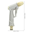 thumbnail image 3 of Full Metal High Pressure Multifunction Car Washing Washer High-Pressure Sprayer Watering Tool for Garden Car Vehicle (Plating Silver), 3 of 6