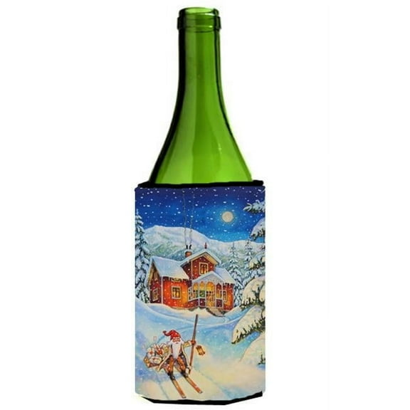 Christmas Gnome Headed Out Wine Bottle Can cooler Hugger