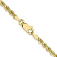 thumbnail image 2 of Auriga Fine Jewelry 10K Yellow Gold 2.75mm Rope Chain Necklace 18 inch for Women, 2 of 6