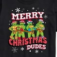 thumbnail image 3 of Teenage Muntant Ninja Turtles - Merry Christmas Dude  - Men's Short Sleeve Graphic T-Shirt, 3 of 5