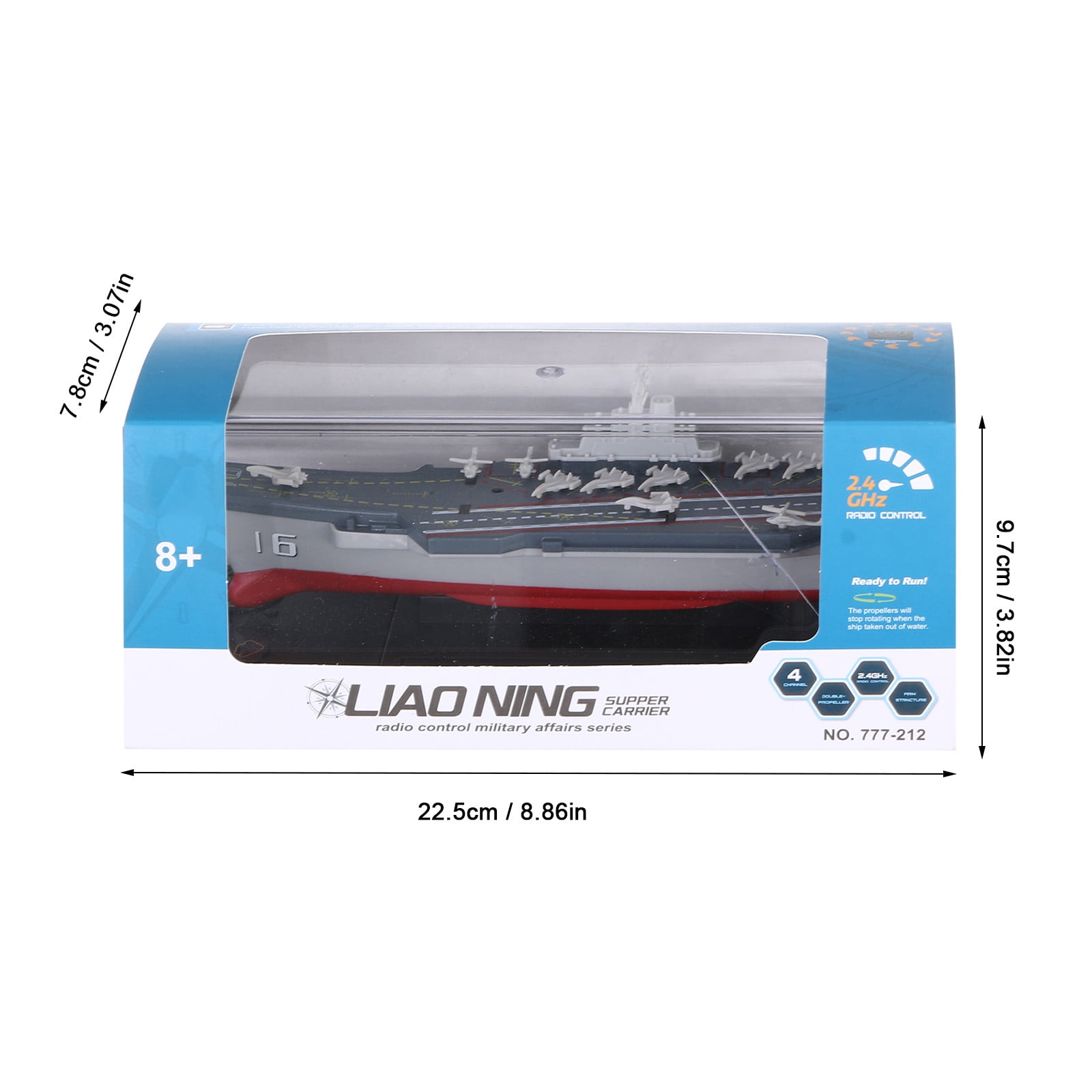 Christmas Saving! BVXEEP 2.4GHz RC Radio Remote Control Navy Aircraft Carrier ship Toy Gift