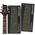 thumbnail image 1 of Calcomanías/Pegatinas De Mapa De Notas De Diapasón De Guitarra Para Aprender Y Practicar Notas, Acordes Y Escalas En Guitarra Eléctrica Y Acústica, 1 of 5