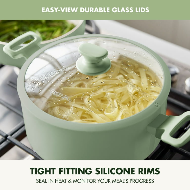 GreenPan Essence 17-Piece Ceramic Nonstick Cookware – Toxin-Free