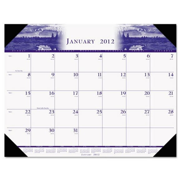 House of Doolittle  Desk Pad  Illustrated  12 Mo the product will be for the current year