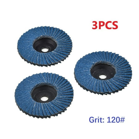 

BAMILL 3pcs 3 inch Flat Flap Discs 75mm Grinding Wheels Wood Cutting For Angle Grinder