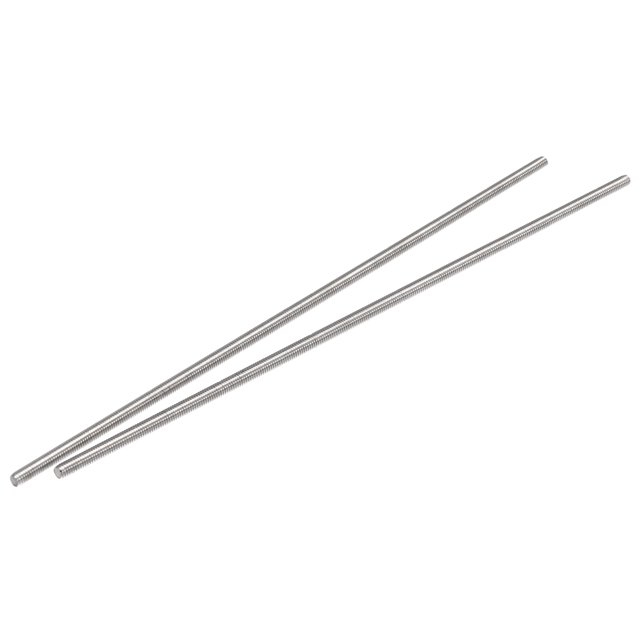 Unique Bargains M4 x 200mm Acier Inoxydable 304 Tige Entièrement Filetée Filetage Droit 2 Pack