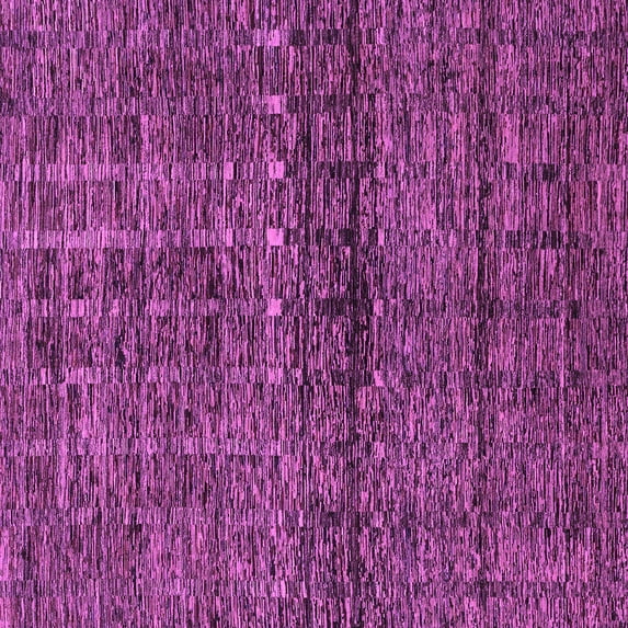 Ahgly Company Indoor Square Abstract Purple Modern Area Rugs, 5' Square
