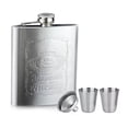 thumbnail image 1 of Bouteille de Vin de Poche, Flacon à Hanche Portable en Acier Inoxydable pour Whisky, Performance de Premier Ordre, 1 of 8