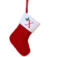 thumbnail image 3 of Christmas Tree Decorations,Small Christmas Tree,Christmas Embroidered Letter Socks Christmas Tree Pendant Knitted Red Green White Christmas Socks,White Christmas Tree,White Christmas Decorations, 3 of 3