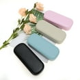 thumbnail image 5 of Unique Bargains 1 Pc Eyeglasses Case Arc Portable Eyeglasses Storage 6.5"x2.56"x1.46" Beige Gray, 5 of 5