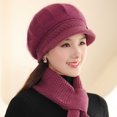 thumbnail image 7 of Hfnxid Unisex Winter Knit Thermal Beanie for Adults, Warm Stretchy Cuffed Skull Cap with Foldable Edge, Cozy All-Season Basic Acrylic Close-Fit Hat, 7 of 7